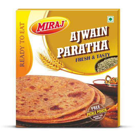 Miraj Ajwain Paratha (Pack of 4X4 paratha)