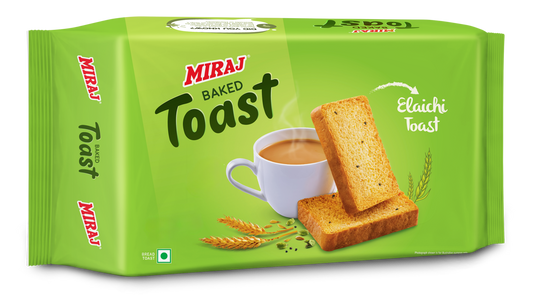 Miraj Elaichi Toast (Pack of 4)