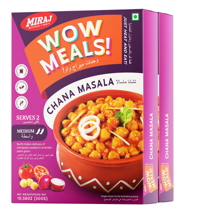 Miraj WOW Meals Ready to Eat Chana Masala