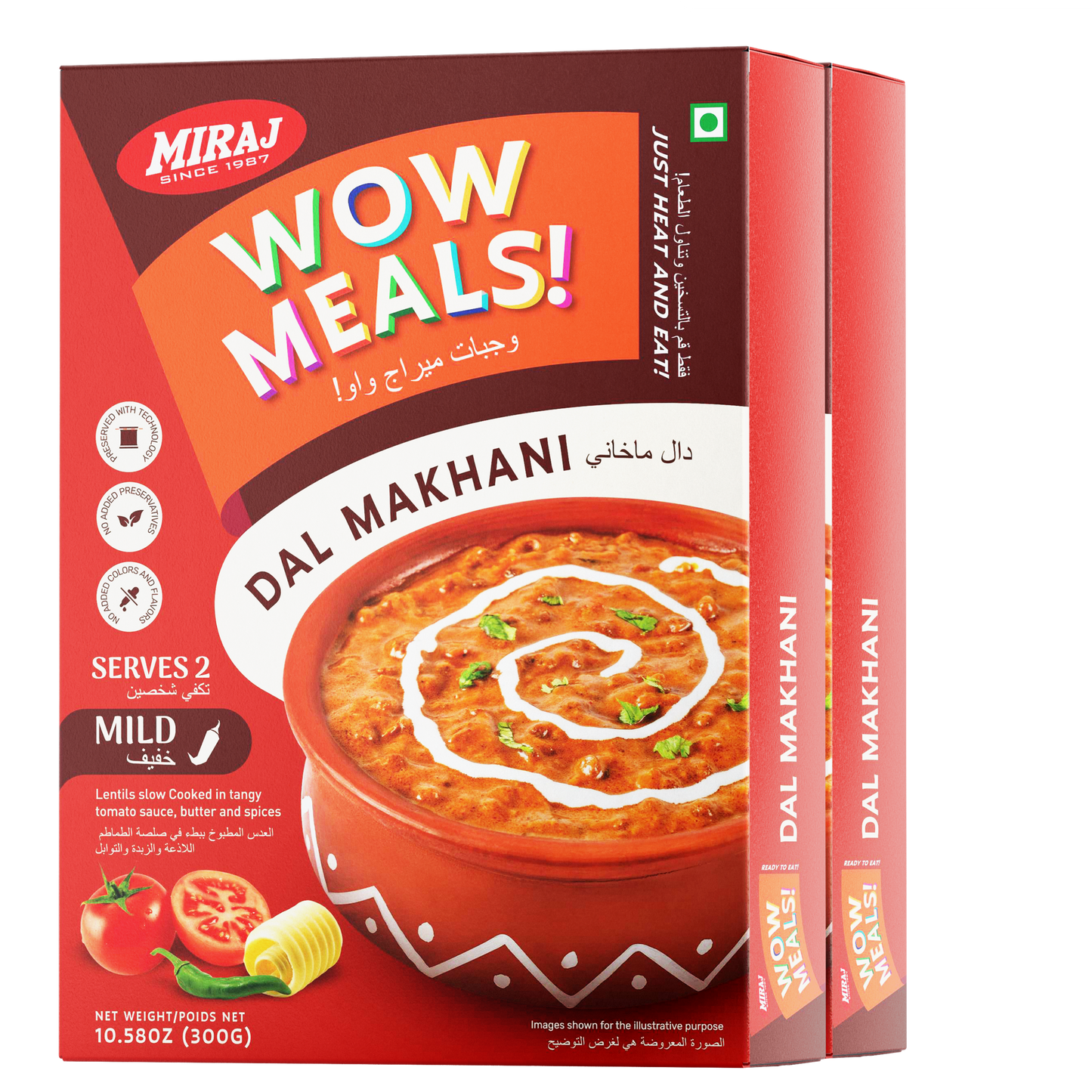 Miraj WOW Meals Ready to Eat Dal Makhani