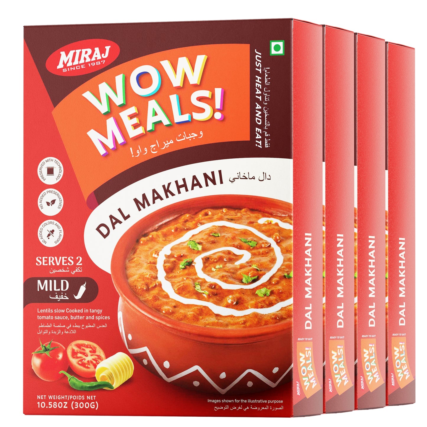 Miraj WOW Meals Ready to Eat Dal Makhani