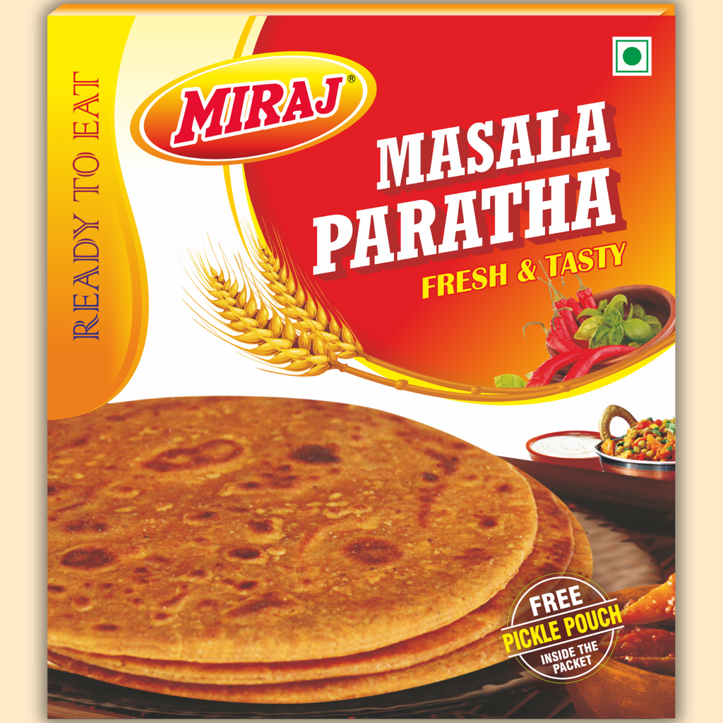 Masala Paratha (Pack of 4X4 PCS) (16 Parathas) (960g)