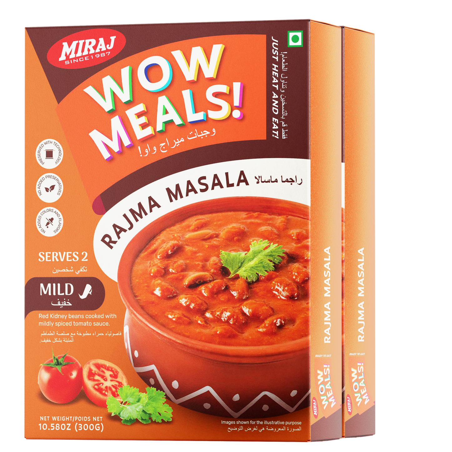 Miraj WOW Meals Ready to Eat Rajma Masala