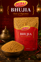 Miraj Namkeen Combo (Bhujia, Aloo Sev, Khatta Meetha, Navratan Mix) (1 Pack of 200g Each)
