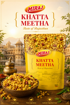 Miraj Namkeen Combo (Bhujia, Aloo Sev, Khatta Meetha, Navratan Mix) (1 Pack of 200g Each)