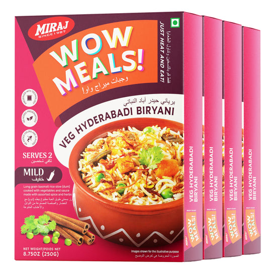 Miraj WOW Meals Ready to Eat Veg Hyderabadi Biryani