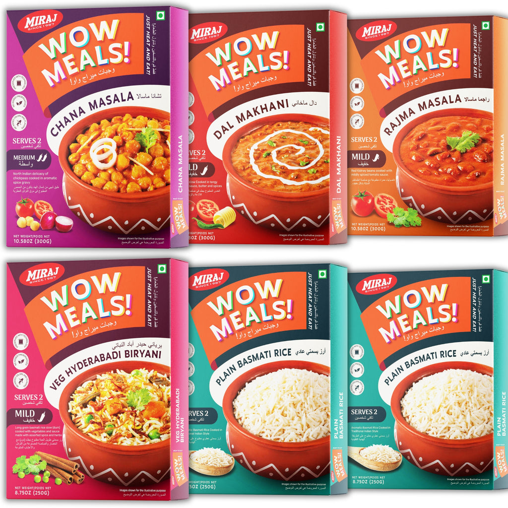 Dal–Rice+ Biryani Family Combo (6–8 Servings | Ready in 2 Minutes)