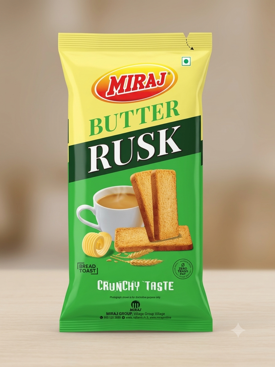 Miraj Butter Toast combo (2 pack of 360gm each)