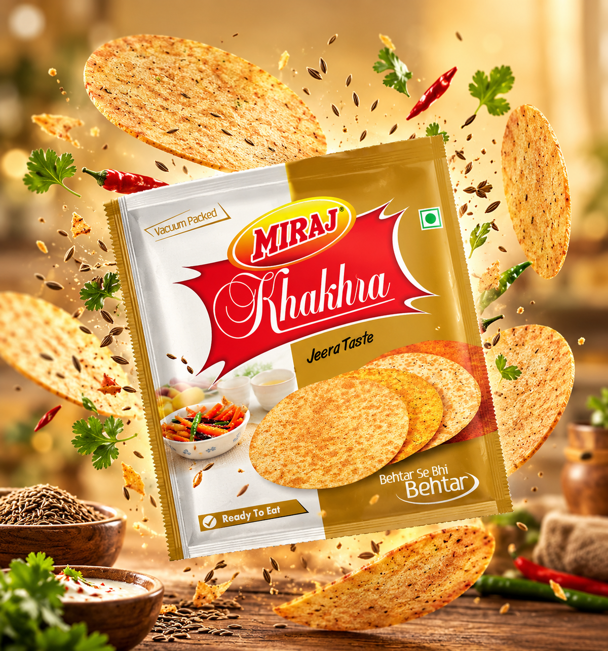Miraj Jeera Khakhra