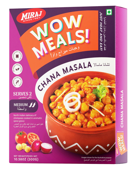 Miraj WOW Meals Ready to Eat Chana Masala