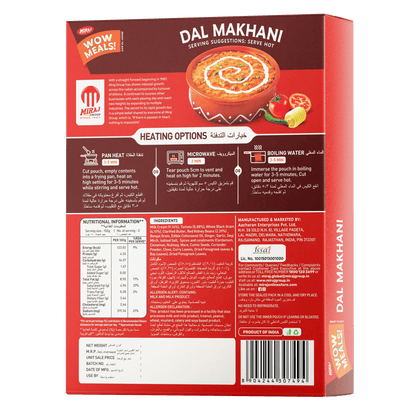 Miraj WOW Meals Ready to Eat Dal Makhani