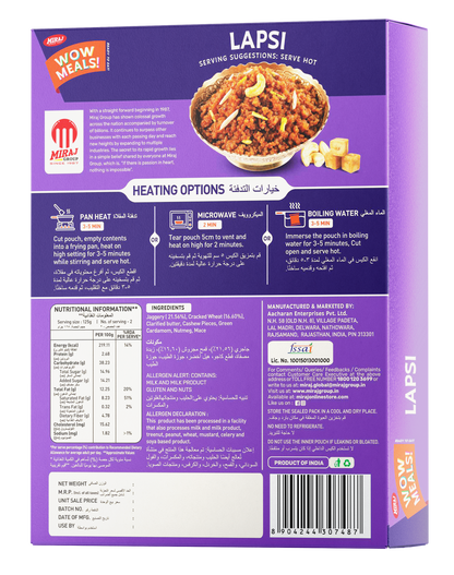 Miraj WOW Meals Ready to Eat Lapsi