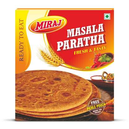 Miraj Masala Paratha (Pack of 4X4 paratha) - Miraj Online Store