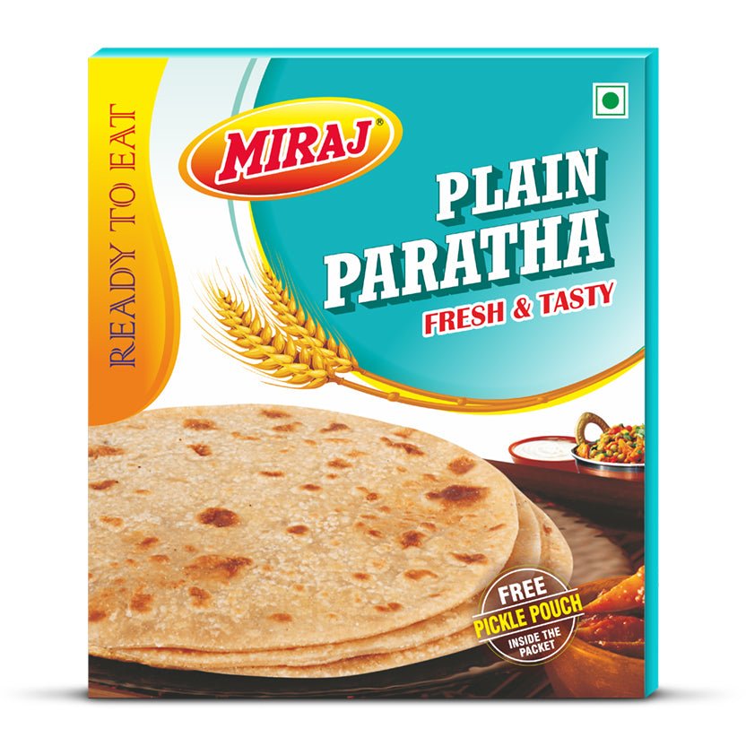 Miraj Plain Paratha (Pack of 4X4 PCS) - Miraj Online Store