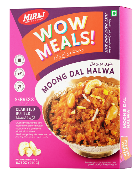 Miraj WOW Meals Ready to Eat Moong Dal Halwa
