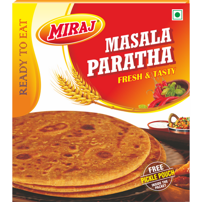 Miraj Methi & Masala Paratha Combo (Pack of 4X4 PCS)