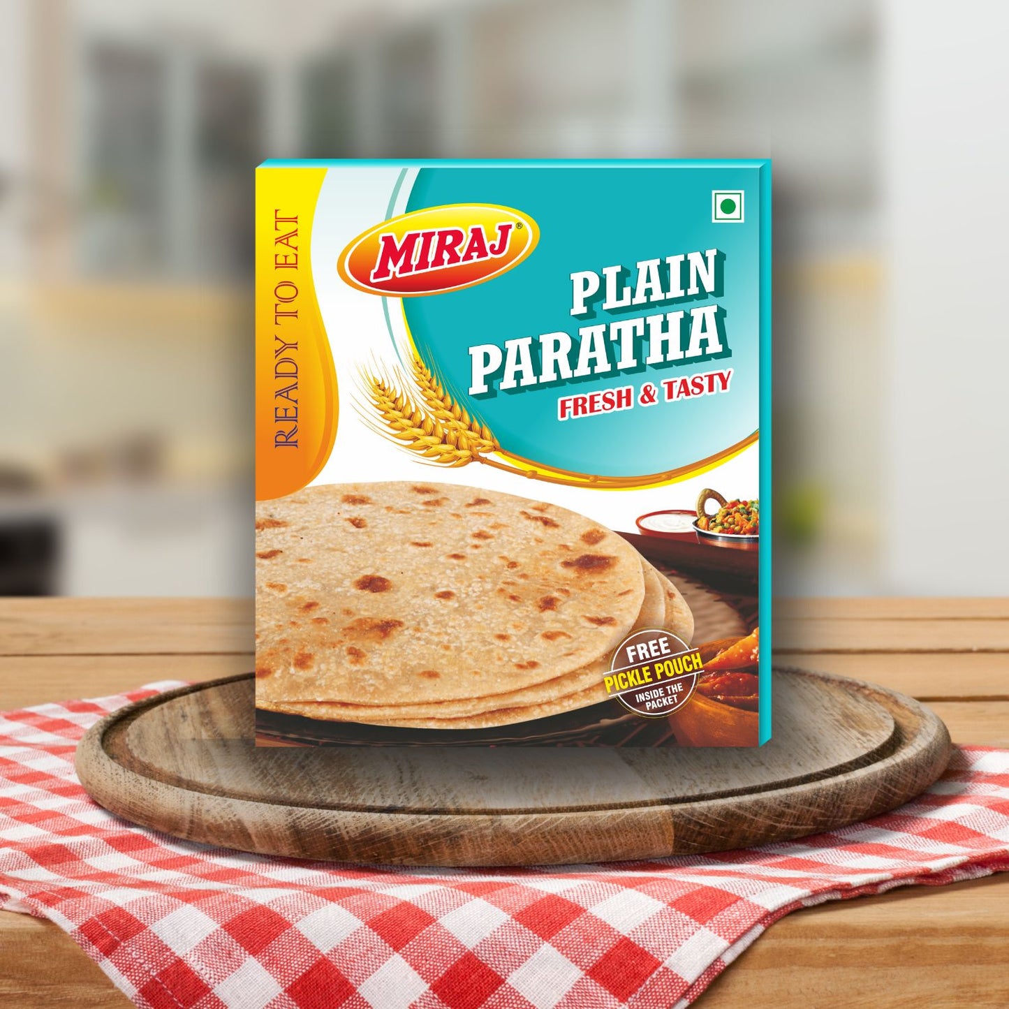 Miraj Plain Paratha (ready to eat, non frozen)