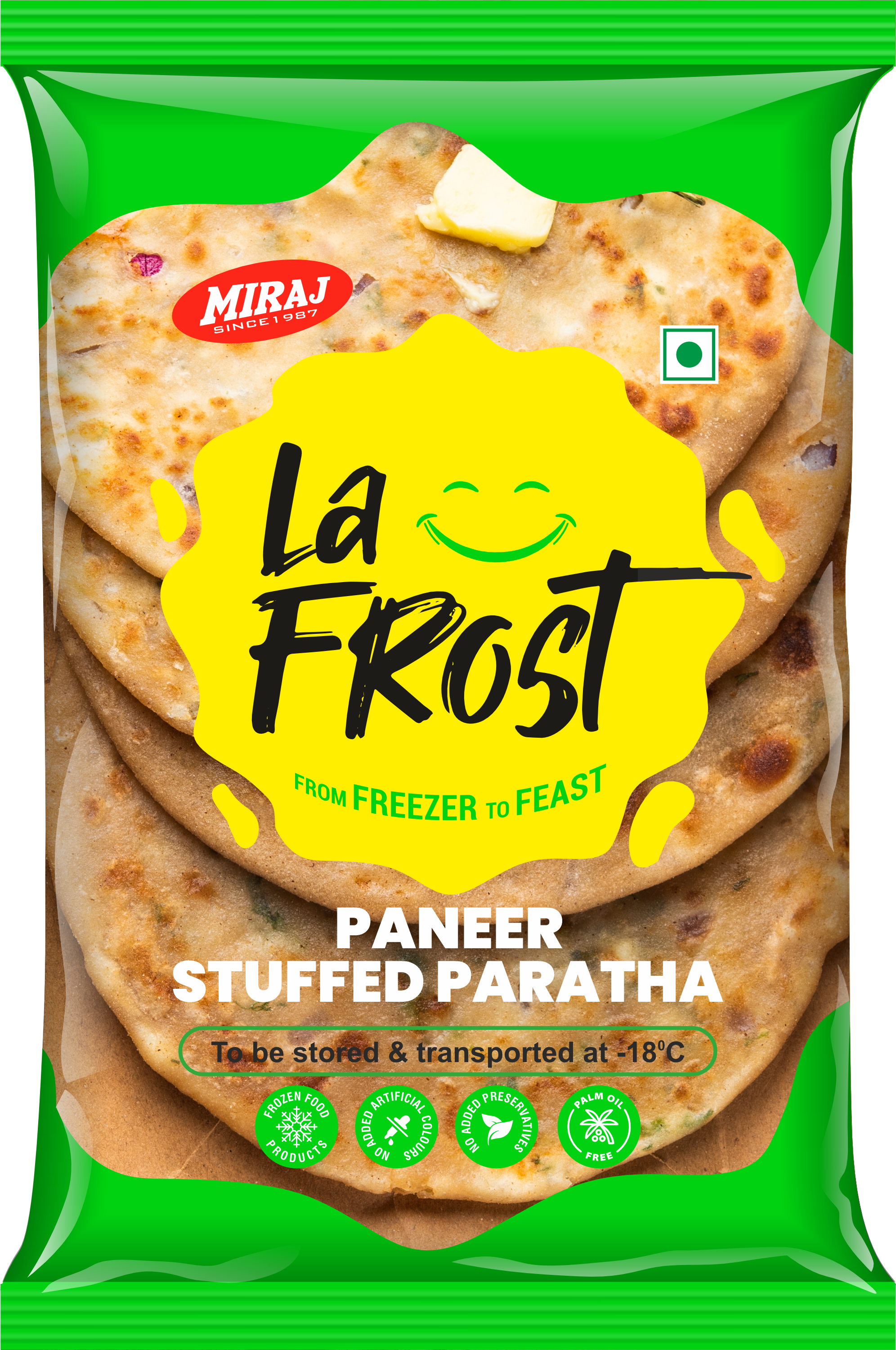 Paneer Stuffed Paratha